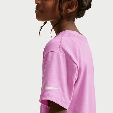 Nike NKG CHERRY NIKE BOXY Çocuk Mor Tişört 36N665-P64
