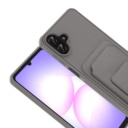 Gpack Samsung Galaxy A07 uyumlu Kılıf Bikart Kartlıklı Standlı TPU