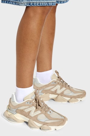 New Balance Süet Detaylı Sneaker Ayakkabı Unisex AYAKKABI U90608AP BEJ
