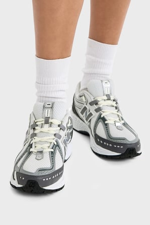 New Balance Logolu Sneaker Ayakkabı Unisex AYAKKABI U190671F GRİ-BEYAZ