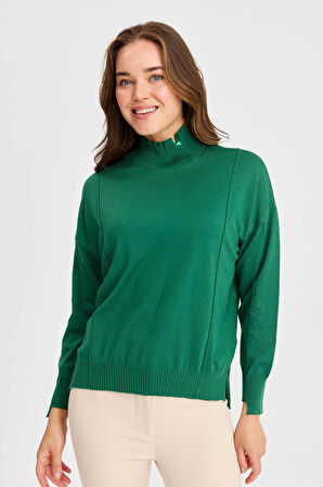 Two Mail Kadın Nervürlü Bluz 22157 Benetton