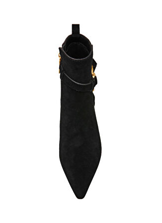 Steve Madden Süet Siyah Kadın Bot ROLLER