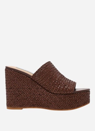 Steve Madden Kahverengi Topuklu Terlik CASSI