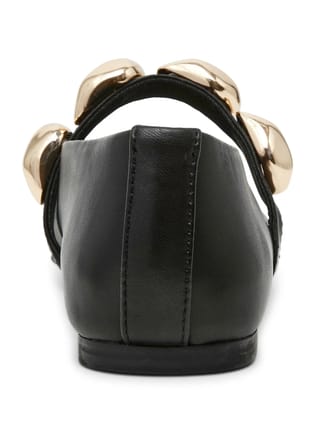 Steve Madden Siyah Kadın Deri Babet