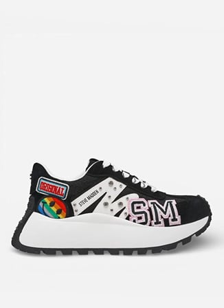 Steve Madden Siyah Kadın Sneaker SUPERCAMPO-P