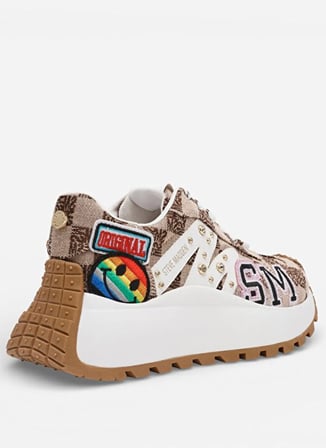 Steve Madden Çok Renkli Kadın Sneaker SUPERCAMPO-P BROWN