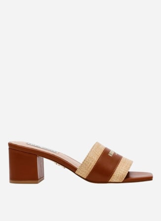 Steve Madden Taba Topuklu Terlik KNOXVILLE COGNAC