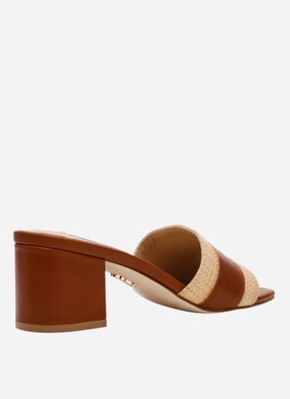 Steve Madden Taba Topuklu Terlik KNOXVILLE COGNAC