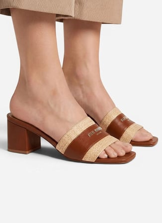 Steve Madden Taba Topuklu Terlik KNOXVILLE COGNAC