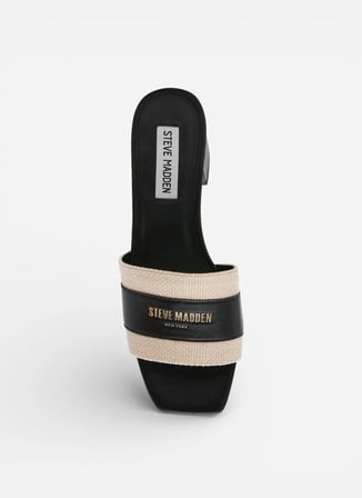 Steve Madden Siyah Topuklu Terlik KNOXVILLE