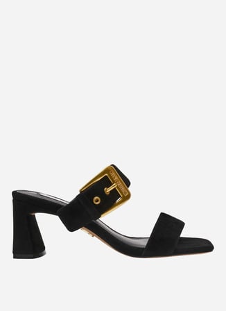 Steve Madden Siyah Topuklu Terlik TORIANN