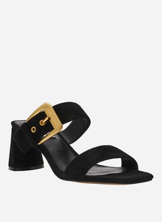Steve Madden Siyah Topuklu Terlik TORIANN