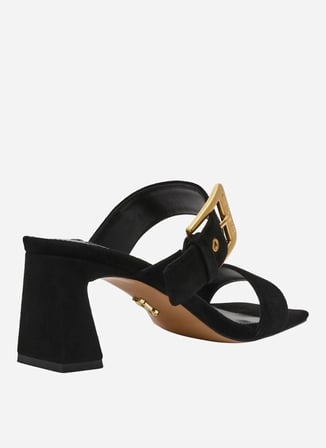 Steve Madden Siyah Topuklu Terlik TORIANN