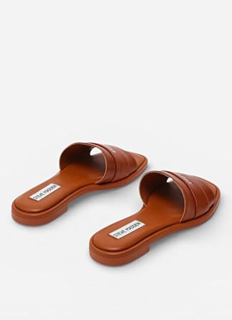 Steve Madden Taba Kadın Terlik ASHTEN COGNAC LEA
