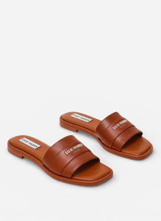 Steve Madden Taba Kadın Terlik ASHTEN COGNAC LEA