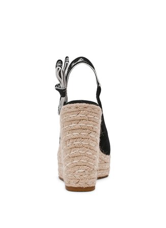 Steve Madden %90 Oğlak Derisi, %10 Tekstil Siyah Kadın Topuklu Ayakkabı DEMMI