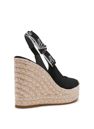 Steve Madden %90 Oğlak Derisi, %10 Tekstil Siyah Kadın Topuklu Ayakkabı DEMMI