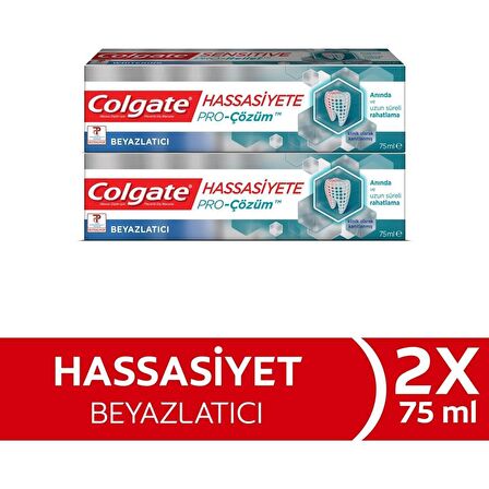 Colgate Hassasiyete Pro Çözüm Beyazlatıcı 2 x 75 Ml 