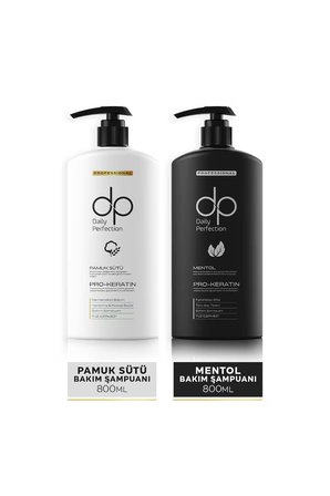 Şampuan Pamuk Sütü 800 ml & Şampuan Mentol 800 ml