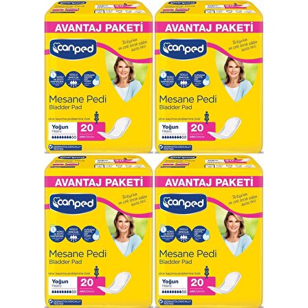 Canped Mesane Pedi Büyük Boy Yoğun 20 x 4:80 Adet Avantaj Paketi
