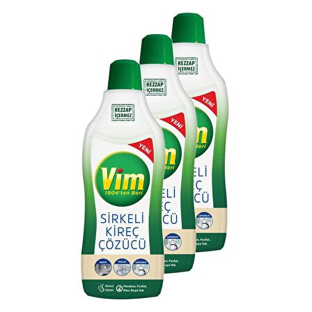 Vim Kireç Çözücü Sirkeli 3 x 1000Ml