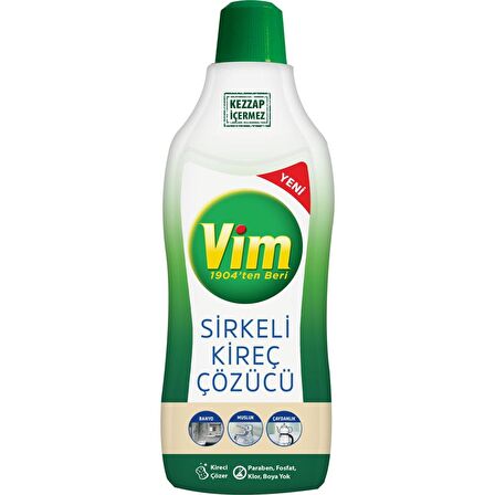 Vim Kireç Çözücü Sirkeli 3 x 1000Ml