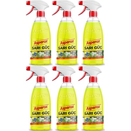 Asperox Sarı Güç Sprey 1000 Ml x 6 Adet