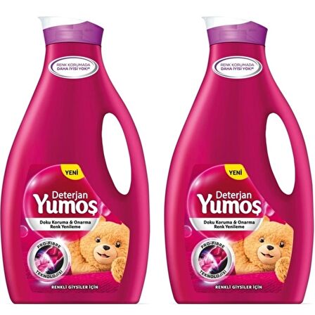 Yumoş Renkliler İçin Sıvı Deterjan 2x2520 ml 84 Yıkama 