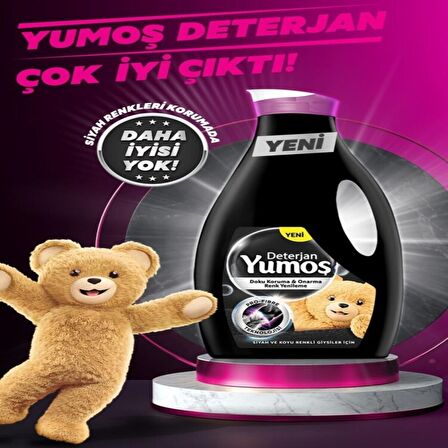 Yumoş Renk Koruma Siyahlar için Sıvı Deterjan 42 Yıkama 2x2.52 lt