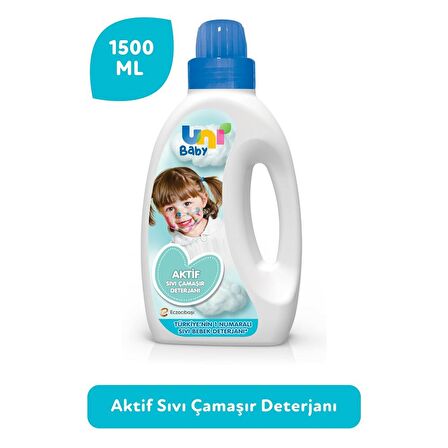 Uni Baby Sıvı Çamaşır Deterjanı Hipoalerjenik 6 x 1500 Ml