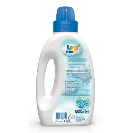 Uni Baby Sıvı Çamaşır Deterjanı Hipoalerjenik 6 x 1500 Ml