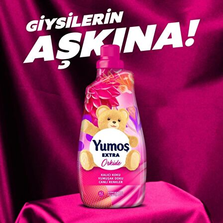 Yumoş Extra Lilyum - Orkide Konsantre 42 Yıkama Yumuşatıcı 1 lt 2'li