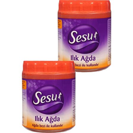 Sesu Turuncu Ilık Ağda 250 Gr x 2 Adet