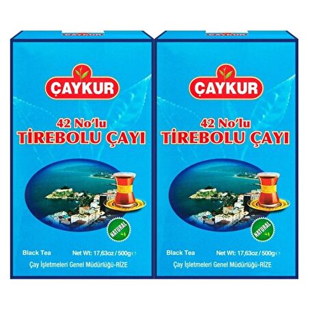 Çaykur 42 Nolu Tirebolu Çayı 500 Gr x 2 Adet