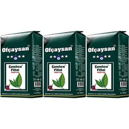 Ofçay Çamlıca Filiz Çayı 3 x 1 Kg