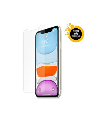Apple Iphone 11 Pro Max Gerçek Nano 5d Ekran Koruyucu Kırılmaz Cam - Extra İnce