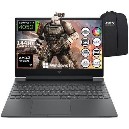 Victus 15-FB3038NT Ryzen 7 7445H RTX4050 16GB Ram 4tb SSD 15.6" Fhd IPS 144Hz W11 Taşınabilir Bilgisayar