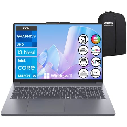 Ideapad Slim 3 I5-13420H 40GB Ram 1tb SSD 16" Wuxga W11 83K20077TR Taşınabilir Bilgisayar