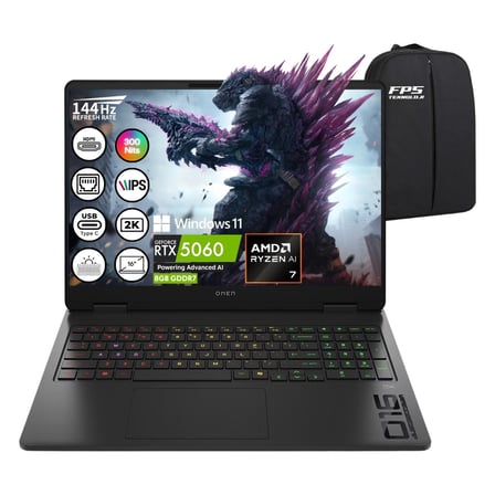 Omen Gaming 16-AP0023NT Ryzen Aı 7-350 RTX5060 24GB Ram 2tb SSD 16" 2k IPS 144Hz W11 C12CSEA Taşınabilir Bilgisayar