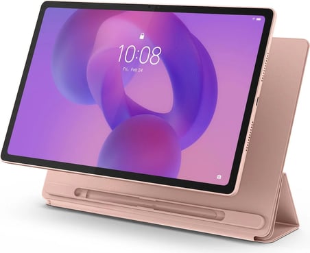 Lenovo Idea Tab Plus + Tab K12 (Zag7, Zagf, Zagg, Zagj - TB361FU, TB361ZU) Uyumlu Folio Case Tablet Kılıfı Sand Rose - ZG38C07433