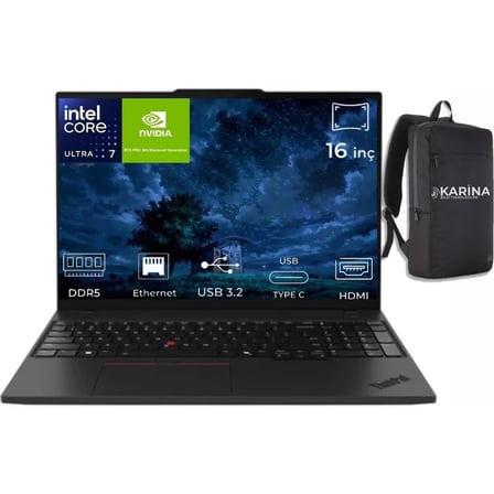 Lenovo Thinkpad P16S Gen 4 Ultra 7 255H 21QV000ATX-K50 32GB 4tb+4tb Rtx Pro 500 Blackwell Generation 6gb W11PRO 16" IPS 60Hz Wuxga Taşınabilir Iş Istasyonu