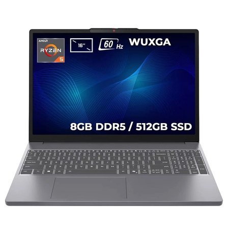 Lenovo IdeaPad Slim 3 16ARP10 AMD Ryzen 5-150 8GB DRR5 512GB SSD 16 inç WUXGA 60Hz IPS FreeDos Laptop (83K80086TR)