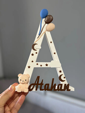Kişiye Özel Harf İsimlik/Bebek Odası Dekorasyonu