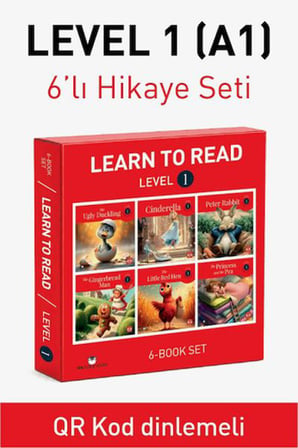 Level 1 İngilizce Hikaye Seti (6 Kitap)