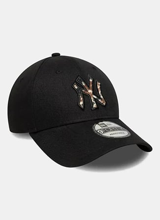 New Era 60844109 FAUX PONY INFILL 9FORTY Siyah Logo Baskılı Unisex Şapka