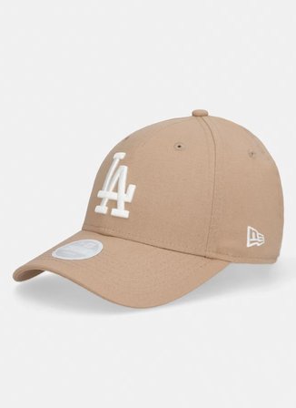 New Era 60856358 WMNS LINEN 9FORTY LOSDOD Bej Logo Baskılı Kadın Şapka