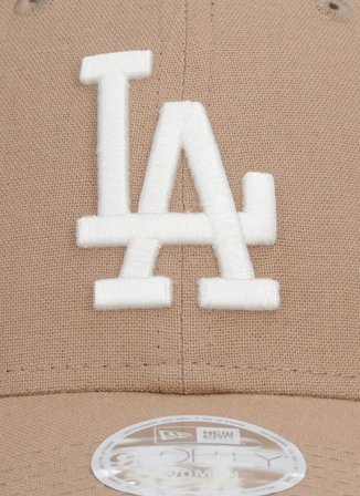 New Era 60856358 WMNS LINEN 9FORTY LOSDOD Bej Logo Baskılı Kadın Şapka