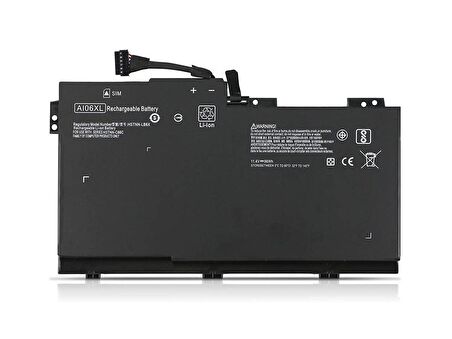 Hp ZBook 17 G3  RHL-141 Notebook Bataryası Pili - Ver.1
