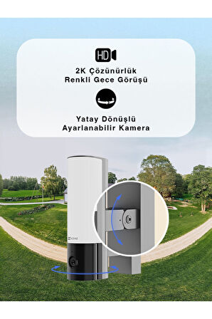 EL3 Dış Mekan Güvenlik Kamerası – Full HD, Gece Görüşlü, Sirenli | Fynix Teknoloji