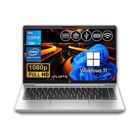 HP Probook 440 G10  İ5-1335U 40GB 512GB M.2 SSD  859Z6EA ATL17 14" W11Pro Taşınabilir Bilgisayar